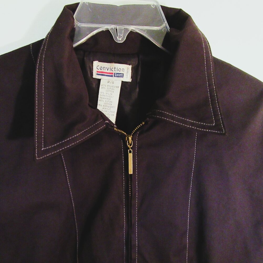 CONVICTION SPORT ladies Jacket with Zipper, Black with Colour Trimmings